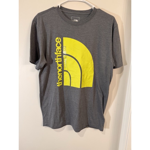 The‎ North Face Mens Size S Jumbo Half Dome Gray Green Short Sleeve T-Shirt NWOT - Picture 1 of 7